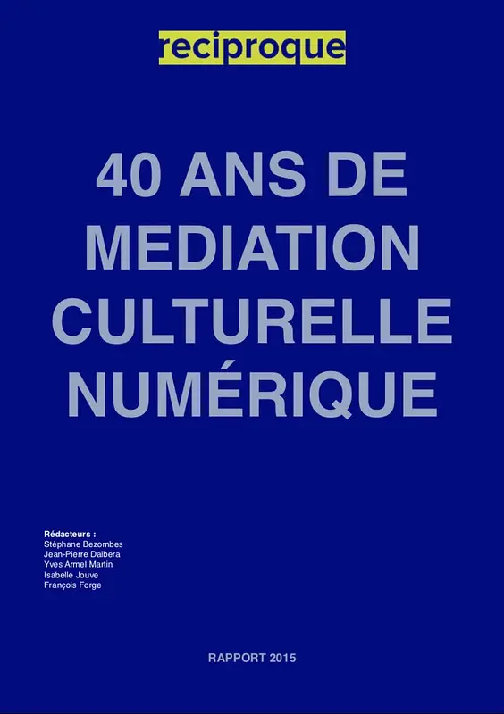 rapport médiation culturelle